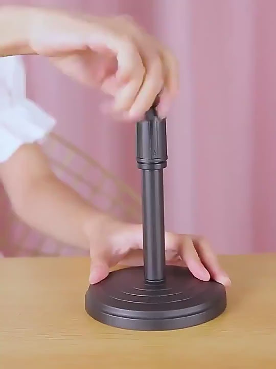 Adjustable Mobile Phone Holder Stand with 360 and 180 Degree Rotation Universal Desk Mount