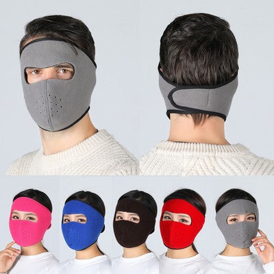 Winter Windproof Mask Thickened Warm Fleece Breathable Motorcycle & Cycling Face Mask Bike And Riding Sports mask Cover Goggles